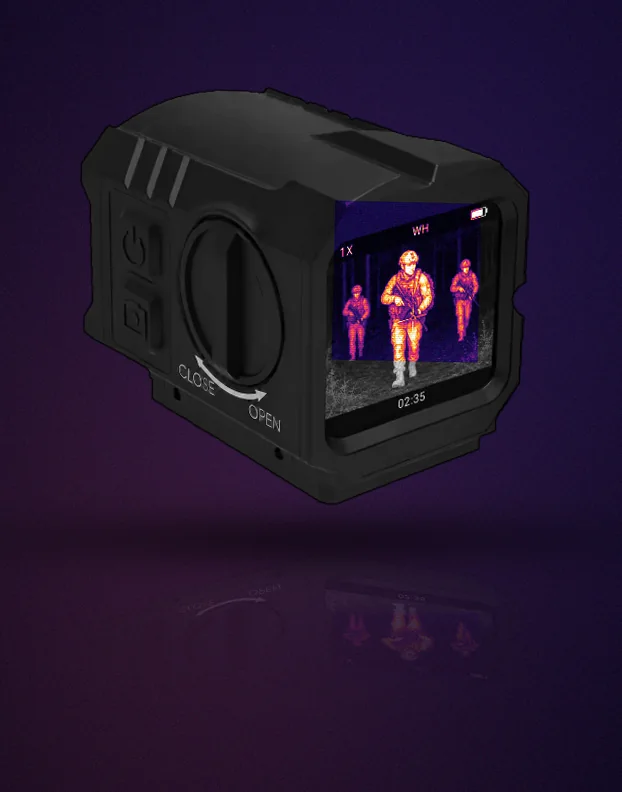 Rubicon R1 v1 compact thermal sight, display side